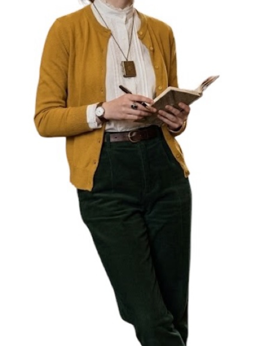 Dutchmaid Mustard Yellow Cardigan
